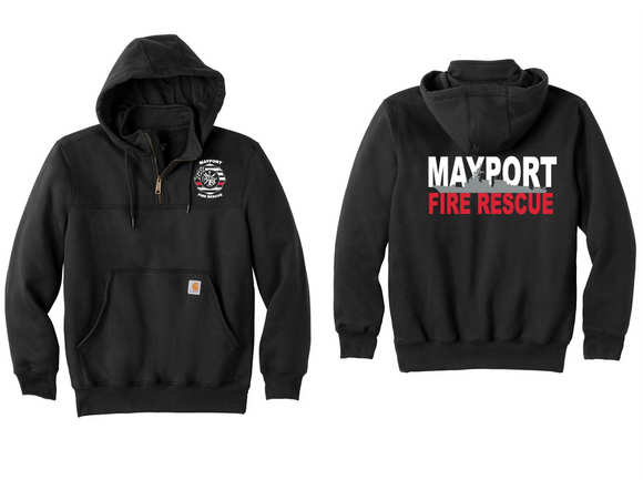 MAYPORT Carhartt Quarter Zip Hoodie