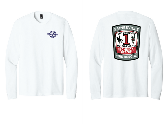 GFR 1 LONG SLEEVE TSHIRT-WHITE