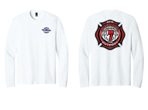 GFR 7 LONG SLEEVE TSHIRT-WHITE