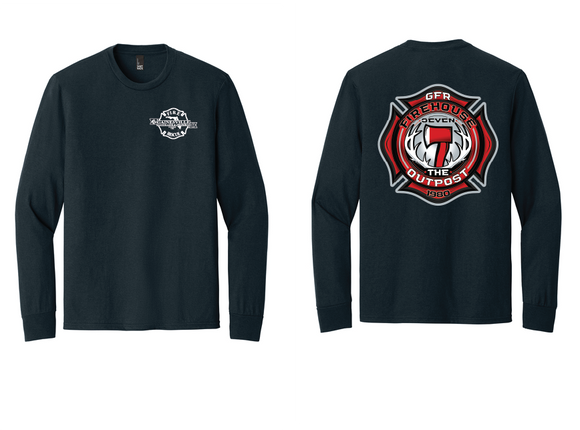 GFR 7 LONG SLEEVE TSHIRT-NAVY