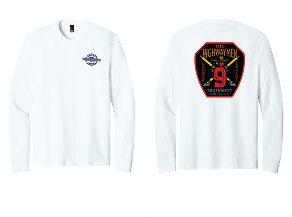 GFR 9 LONG SLEEVE TSHIRT-WHITE