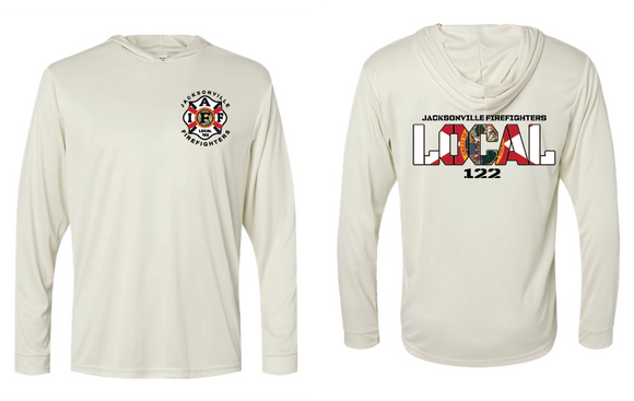 Local 122 FL Flag Hoodie Fishing Shirt