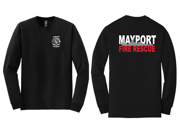 MAYPORT Long Sleeve Shirt-BLACK
