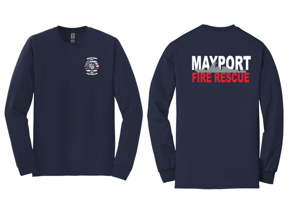MAYPORT Long Sleeve Shirt-NAVY