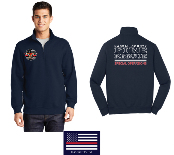 NCFR Station 71 Quarter Zip Sweatshirt