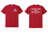 IAFF SUPPORT YOUR LOCAL FIRE CO. TEE