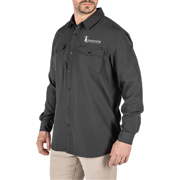 Longview Solutions 5.11 Tactical Men's Marksman Long Sleeve Shirt UPF 50+ Volcanic