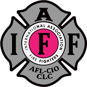 IAFF GREY/BLACK/PINK CENTER