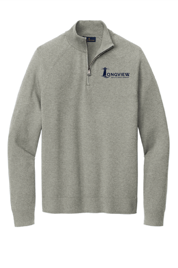 Longview Solutions Brooks Brothers 1/4 Zip Sweater