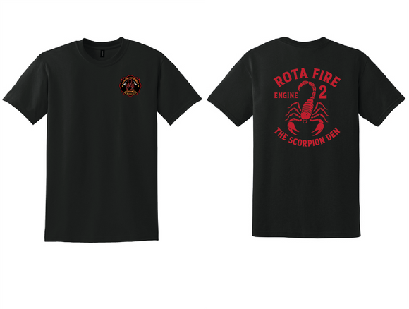 ROTA FIRE Station 2 Short Sleeve Shirt-BLACK