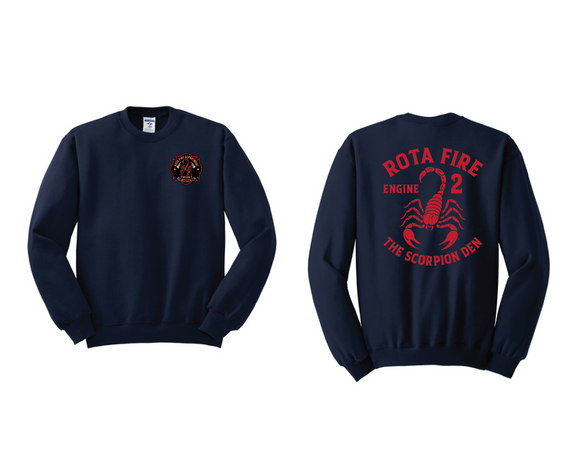 ROTA FIRE Station 2 CREWNECK SWEATSHIRT