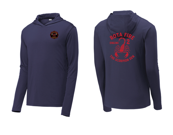 ROTA FIRE Station 2 DRI FIT LONG SLEEVE W/HOOD