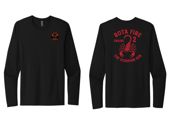 ROTA FIRE Station 2 Long Sleeve Shirt-BLACK