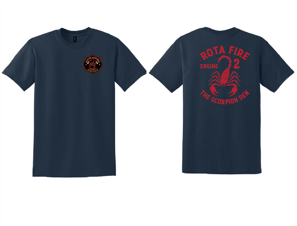 ROTA FIRE Station 2 Short Sleeve Shirt-NAVY