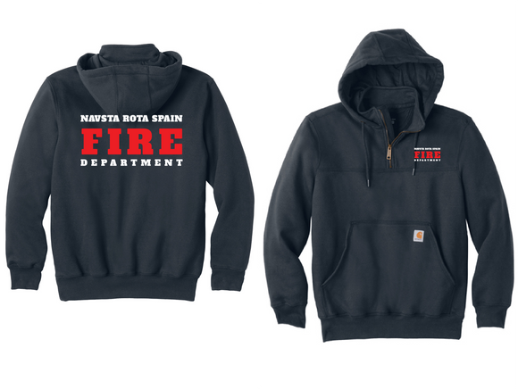 ROTA FIRE Carhartt Quarter Zip Hoodie