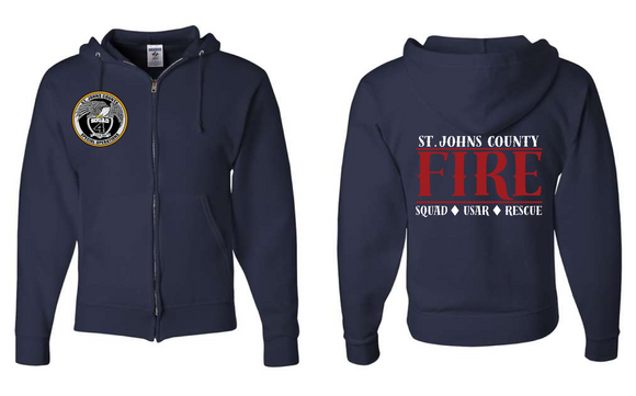 SJCFR Station 4 Full Zip Hoodie