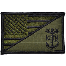 Navy MCPO Master Chief Petty Officer USA Flag