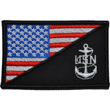 Navy CPO Anchor USA Flag