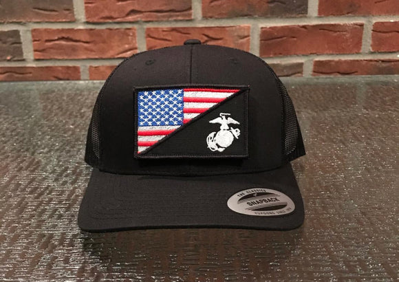 Marine/USA Flag Hat