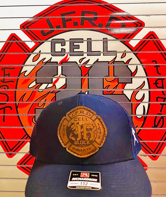 Station 36 Leather Patch Hat