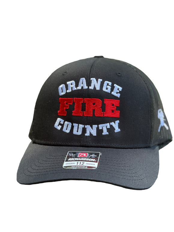 Orange County FIRE block Hat